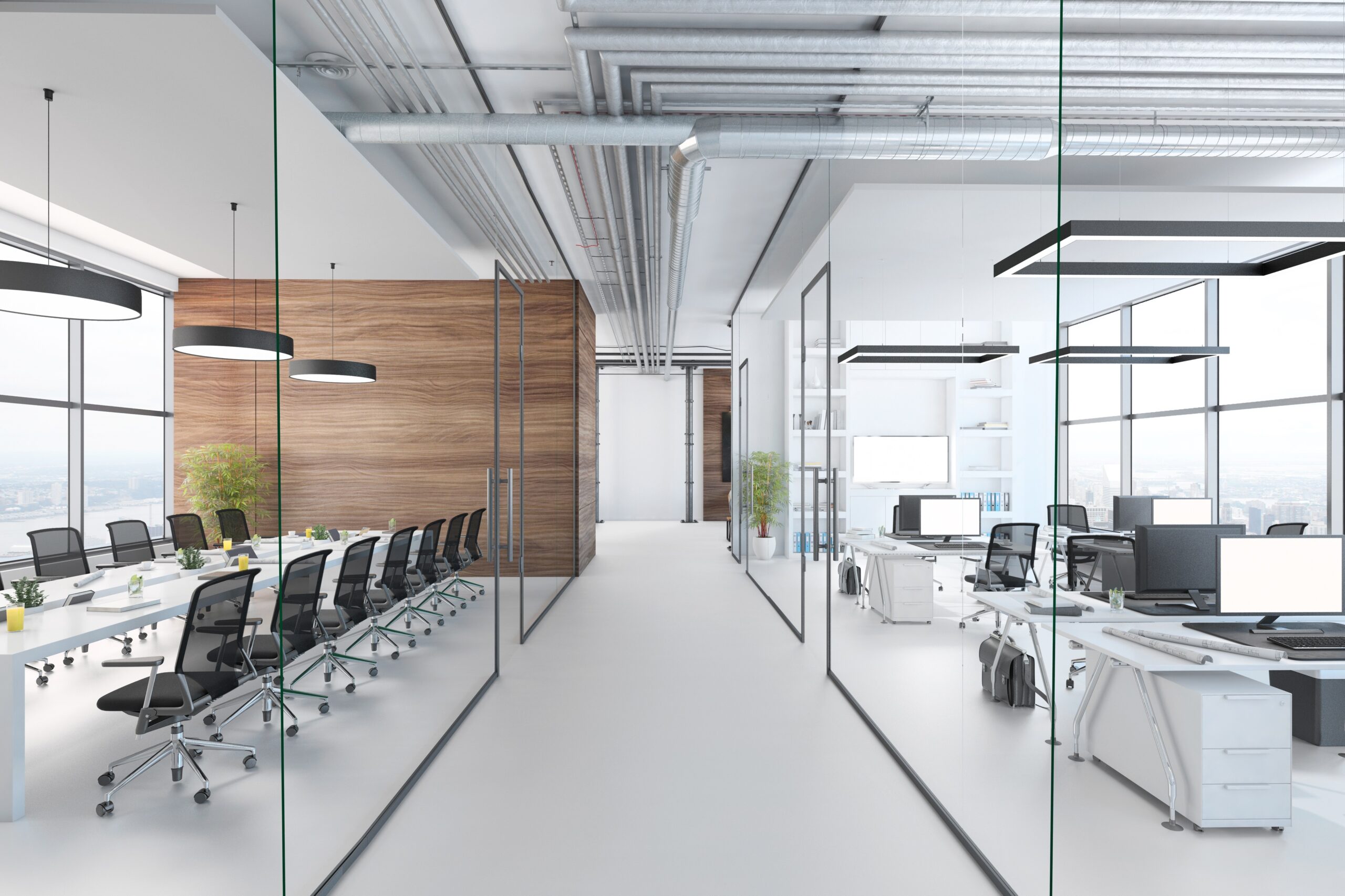Modern Industrial Office Interior Design
